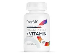 OstroVit Magnez MAX + Vitamin 60 Tablete